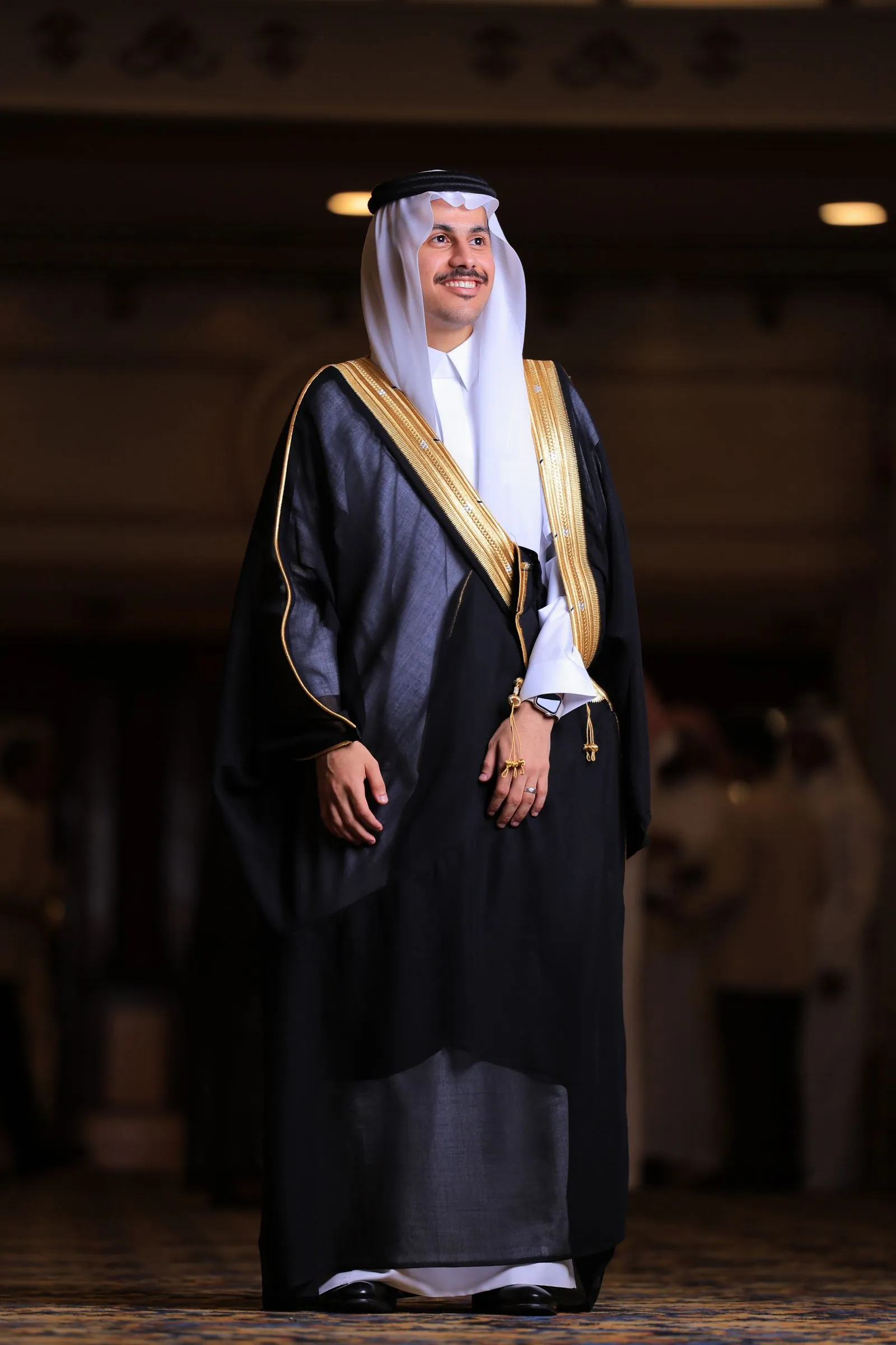 Man in traditional Arabian attire